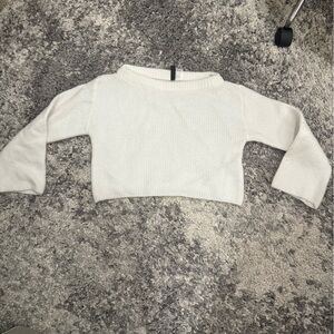 Off the shoulder white sweater never worn